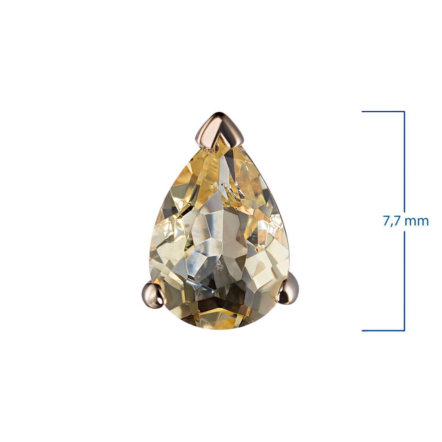 Sterling Silver Pendant with Tanzanite 0.650 CT.TW