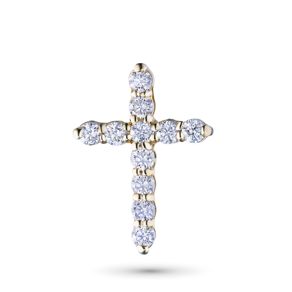14K Yellow Gold Pendant with Lab-Created Diamonds 0.490 CT.TW