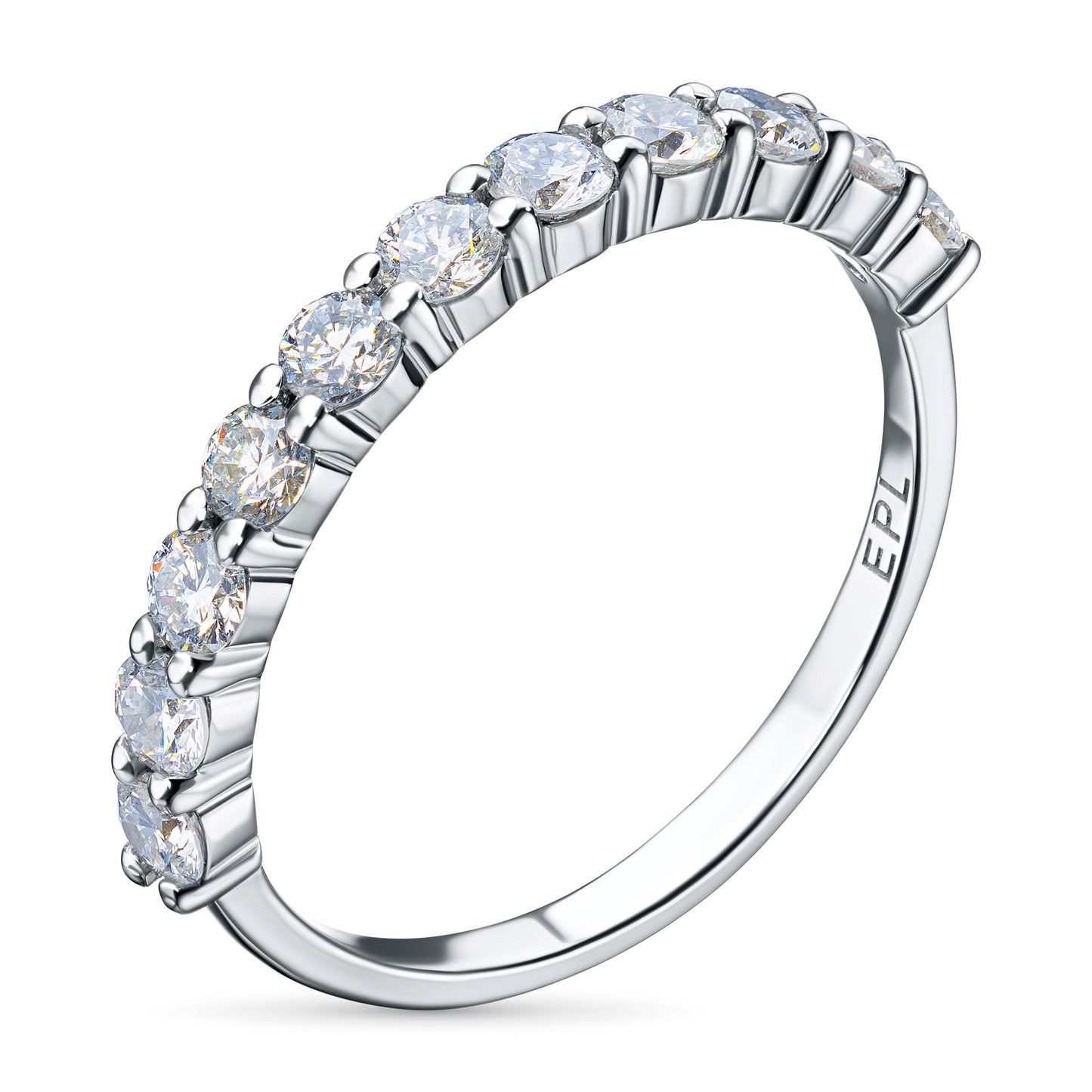 Sterling Silver Ring with Lab-Created Diamonds 0.650 CT.TW