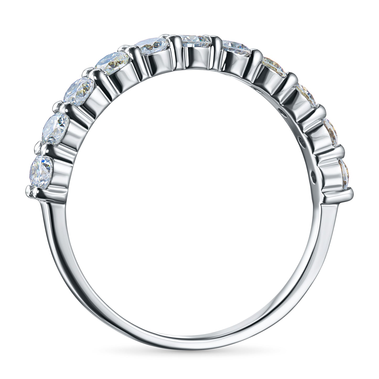 Sterling Silver Ring with Lab-Created Diamonds 0.650 CT.TW