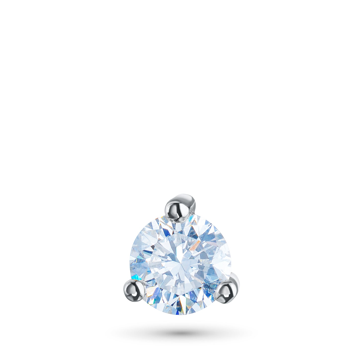 Sterling Silver Pendant with Lab-Created Diamonds 0.270 CT.TW