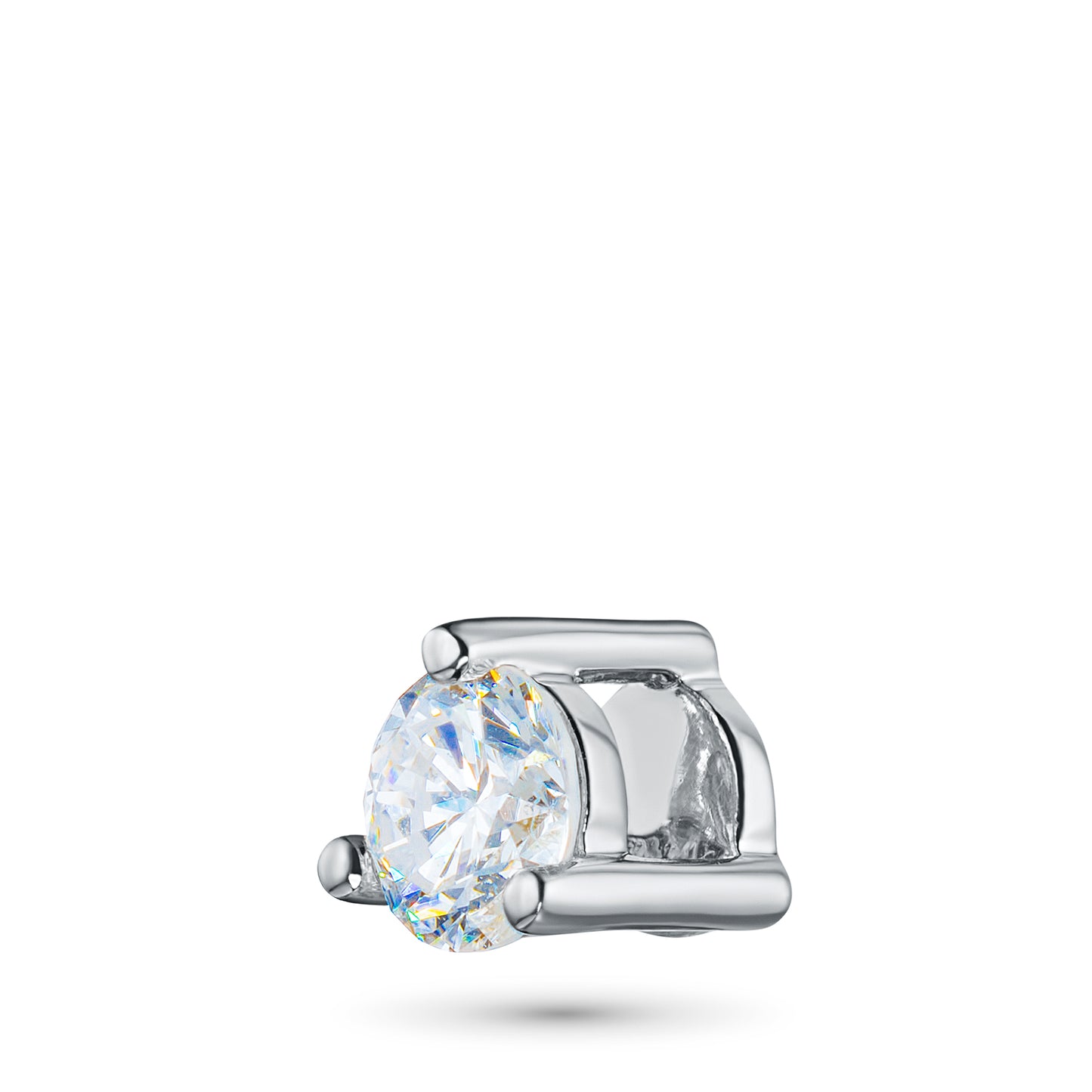 Sterling Silver Pendant with Lab-Created Diamonds 0.270 CT.TW