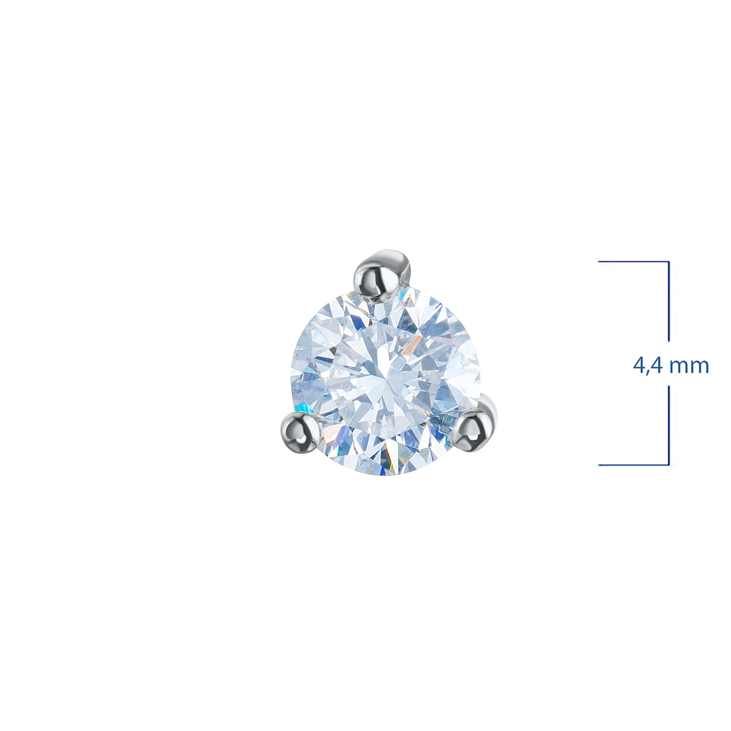 Sterling Silver Pendant with Lab-Created Diamonds 0.270 CT.TW