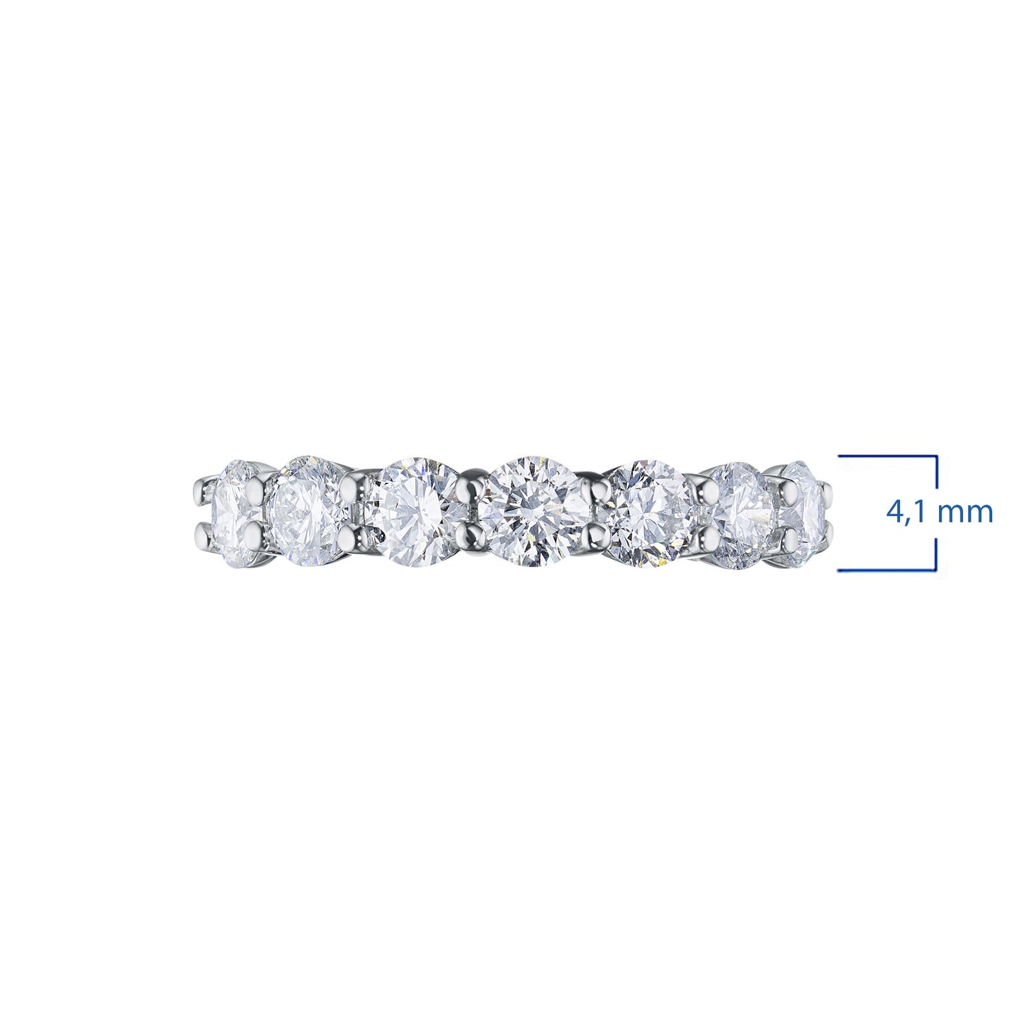 Sterling Silver Ring with Chrome diopside 1.920 CT.TW