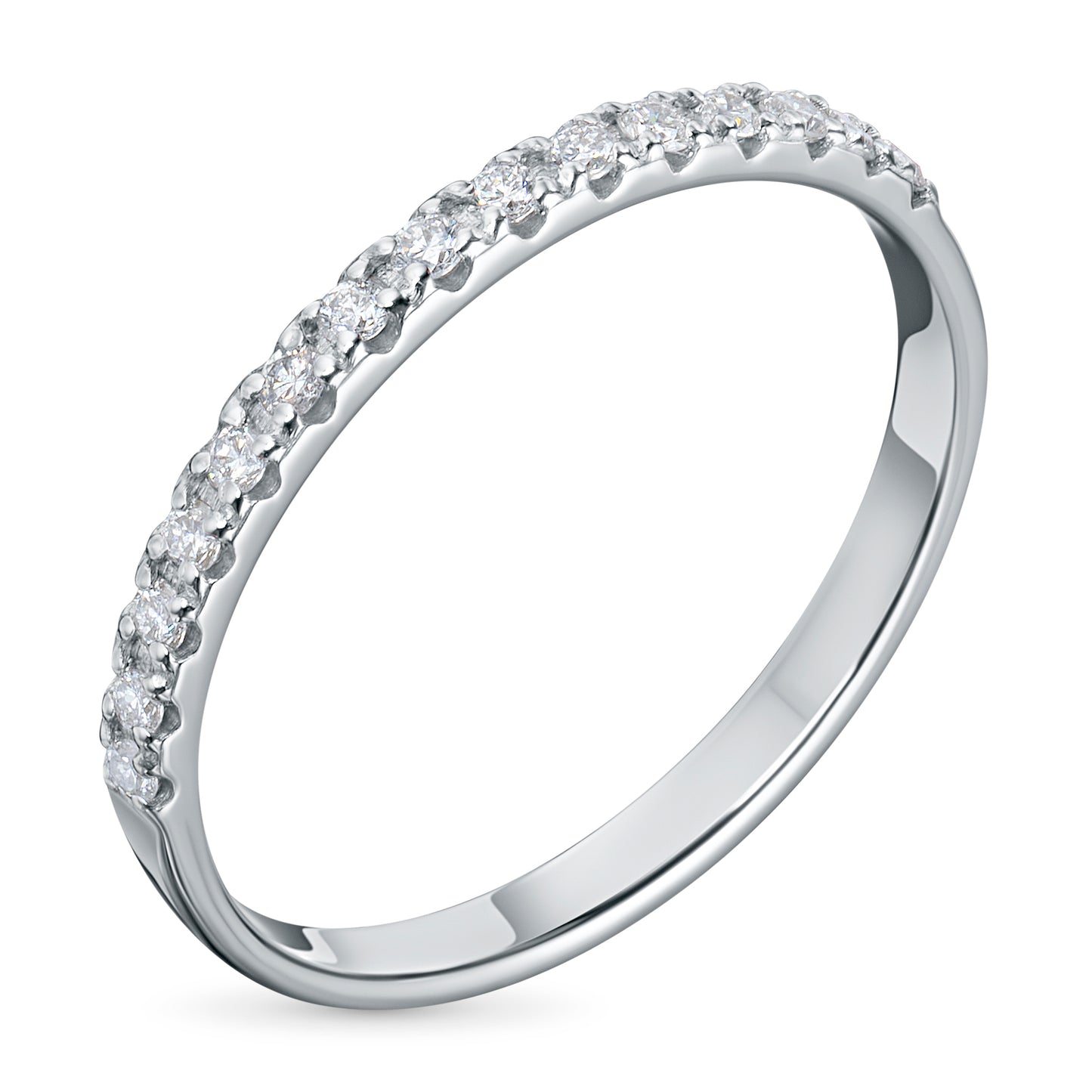 14K Yellow Gold Ring with Lab-Created Diamonds 0.130 CT.TW