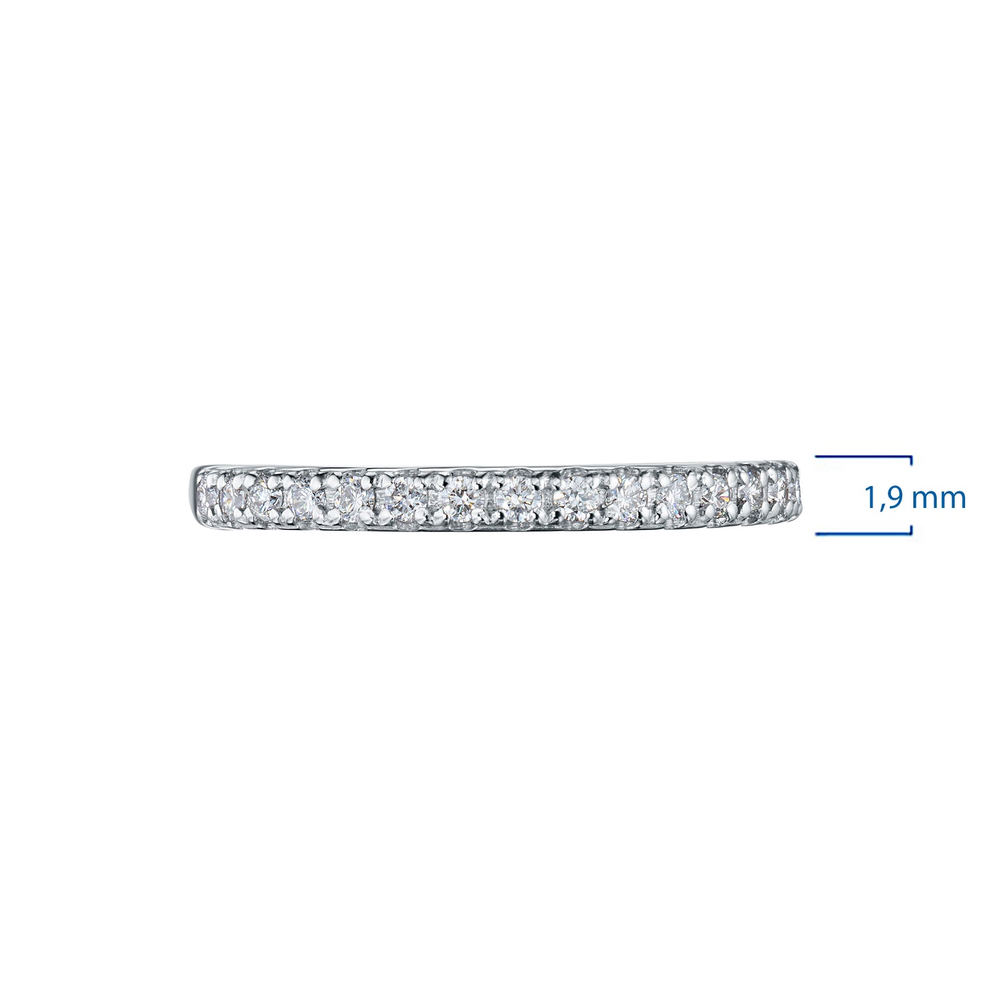 14K Yellow Gold Ring with Lab-Created Diamonds 0.130 CT.TW