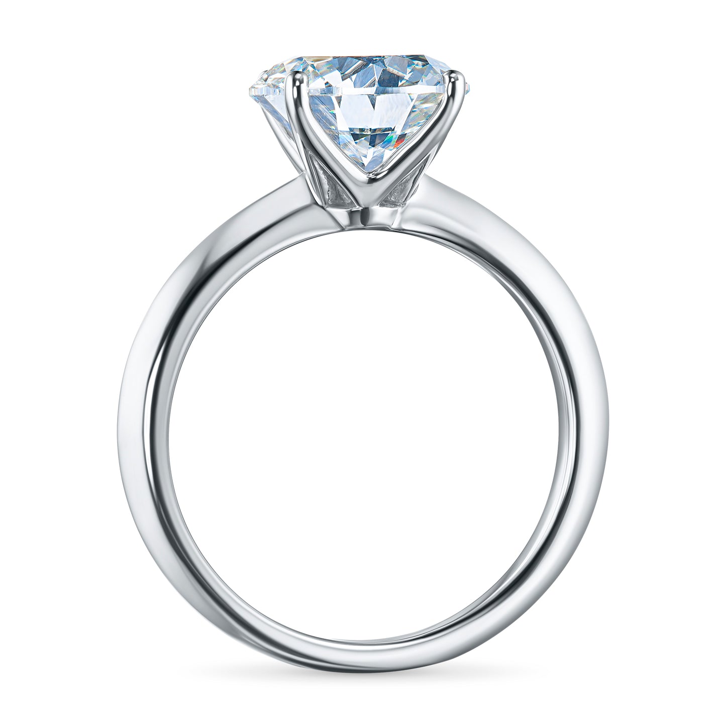 14K White Gold Ring with Lab-Created Diamonds 2.120 CT.TW