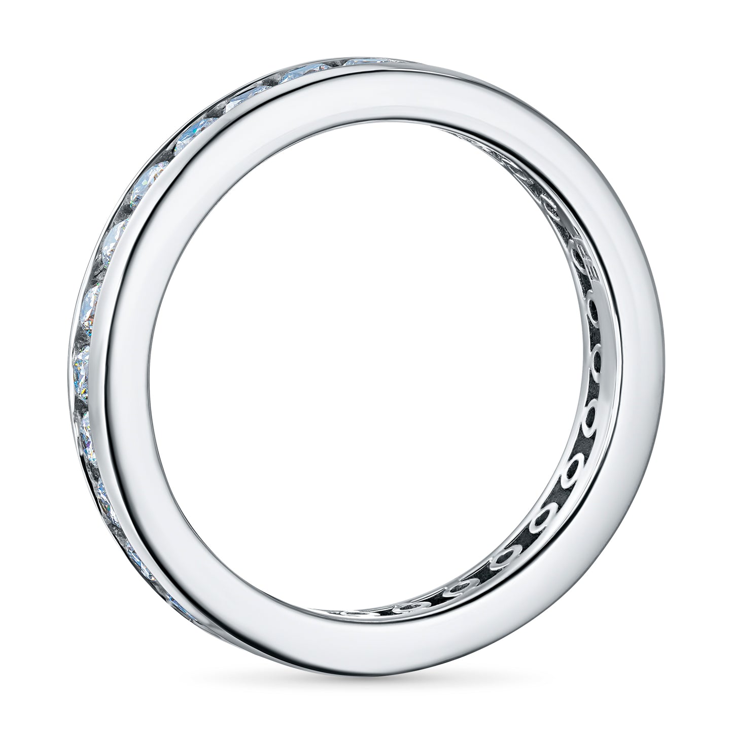 14K White Gold Without Nickel Ring with Lab-Created Diamonds 0.970 CT.TW