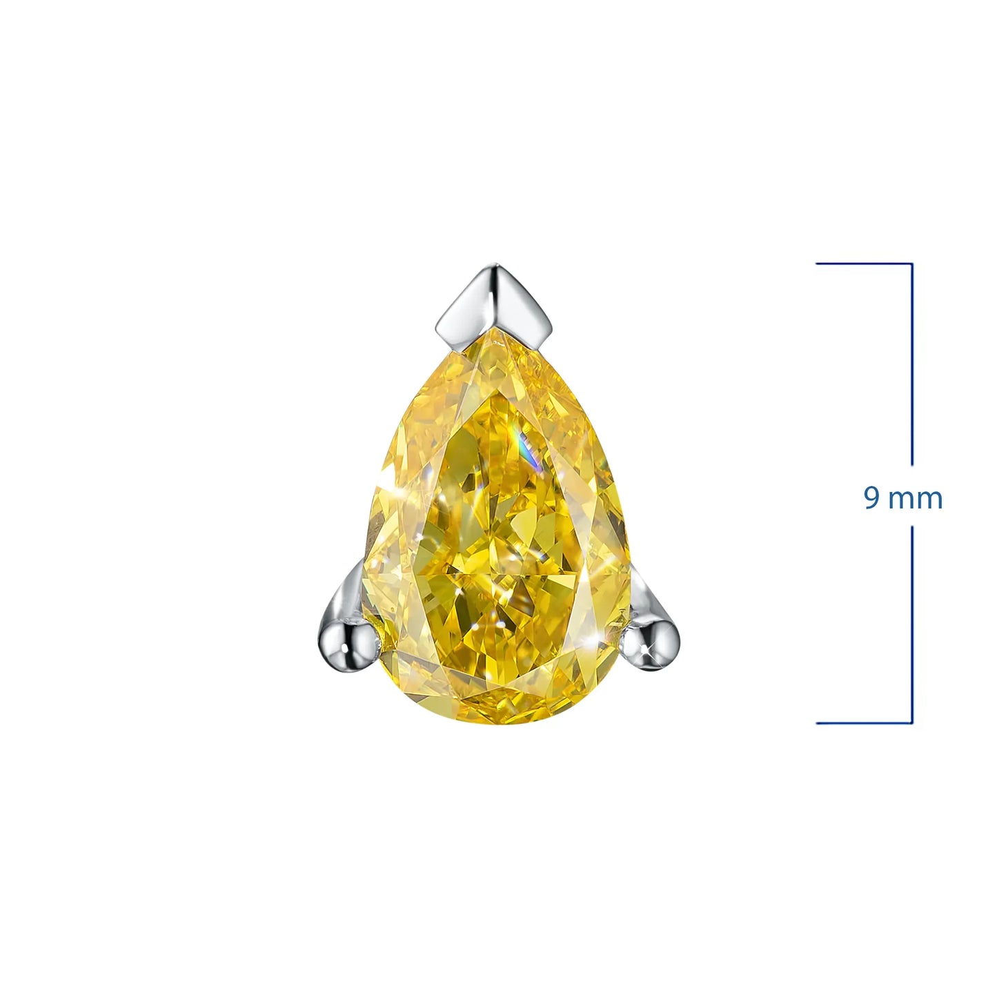 14K White Gold Pendant with Lab-Created Diamonds 1.120 CT.TW