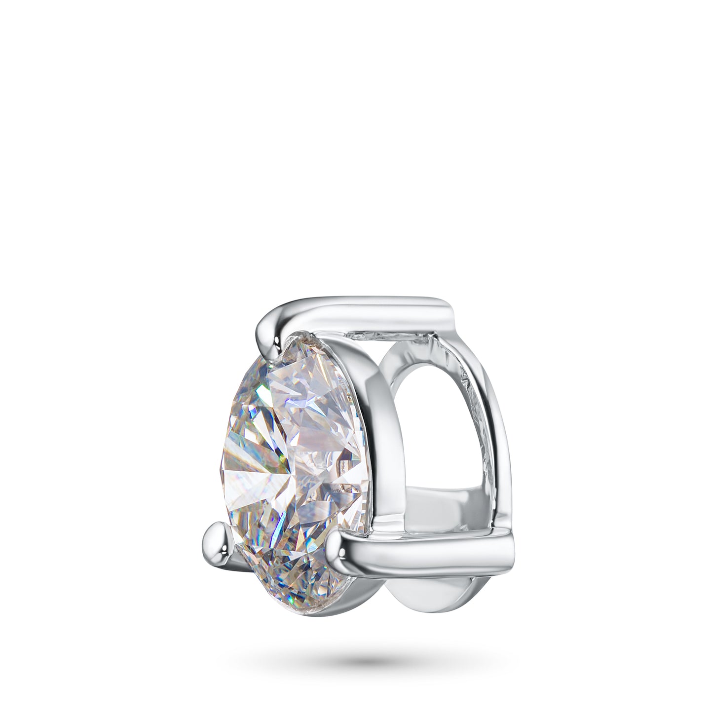 14K White Gold Pendant with Lab-Created Diamonds 1.620 CT.TW