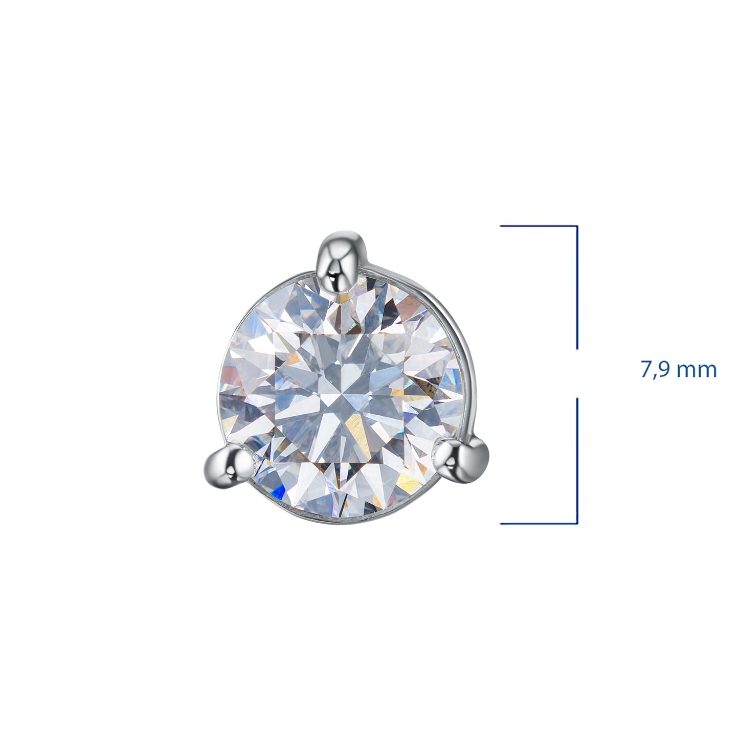 14K White Gold Pendant with Lab-Created Diamonds 1.620 CT.TW