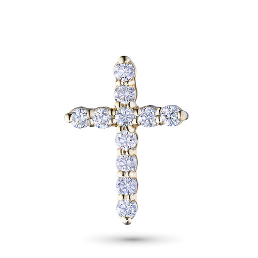 14K Yellow Gold Pendant with Lab-Created Diamonds 0.490 CT.TW