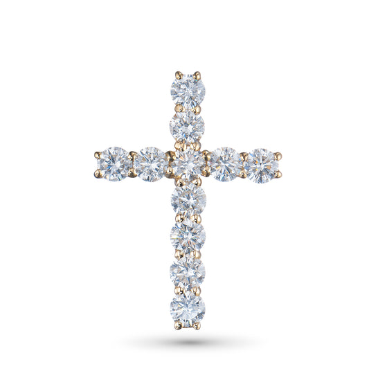 14K Yellow Gold Pendant with Lab-Created Diamonds 0.930 CT.TW