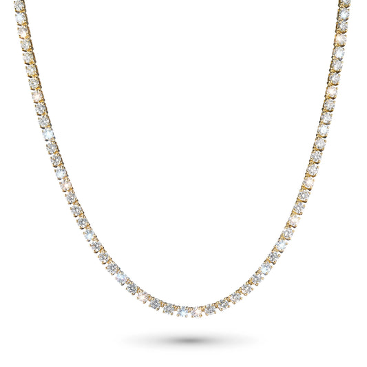14K Yellow Gold Necklace with Lab-Created Diamonds 8.810 CT.TW