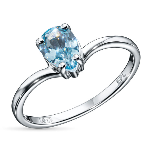 Sterling Silver Ring with Lab-Created Diamonds 0.750 CT.TW