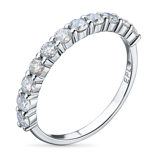 Sterling Silver Ring with Lab-Created Diamonds 0.650 CT.TW