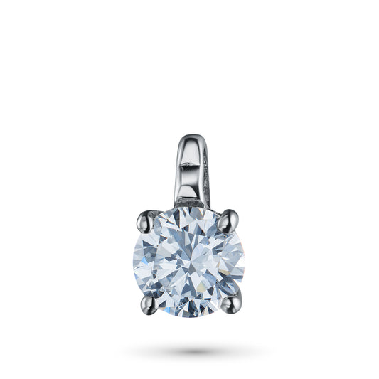 Sterling Silver Pendant with Lab-Created Diamonds 0.270 CT.TW