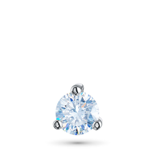 Sterling Silver Pendant with Lab-Created Diamonds 0.270 CT.TW