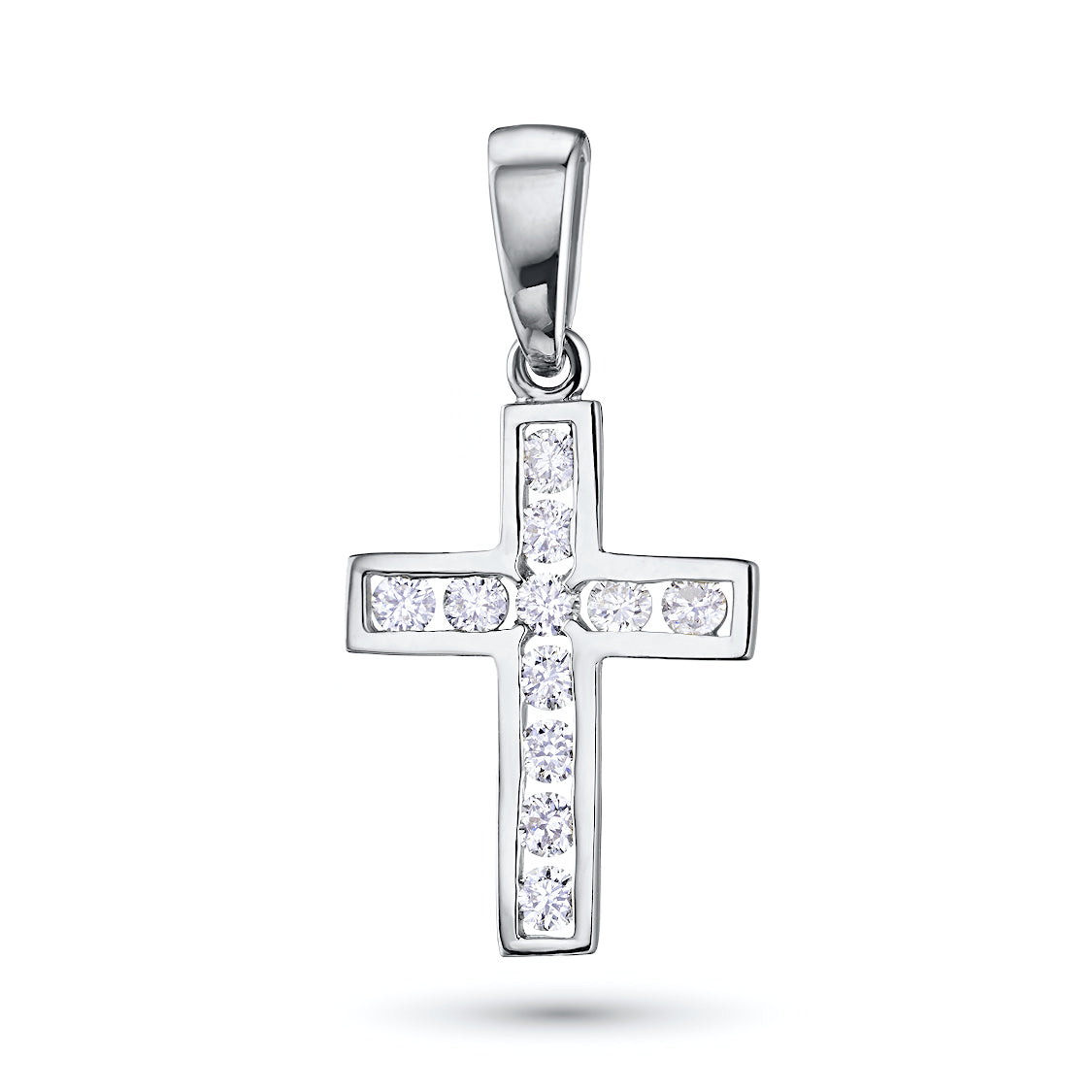 Sterling Silver Pendant with Sapphire