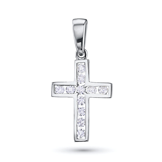 Sterling Silver Pendant with Sapphire