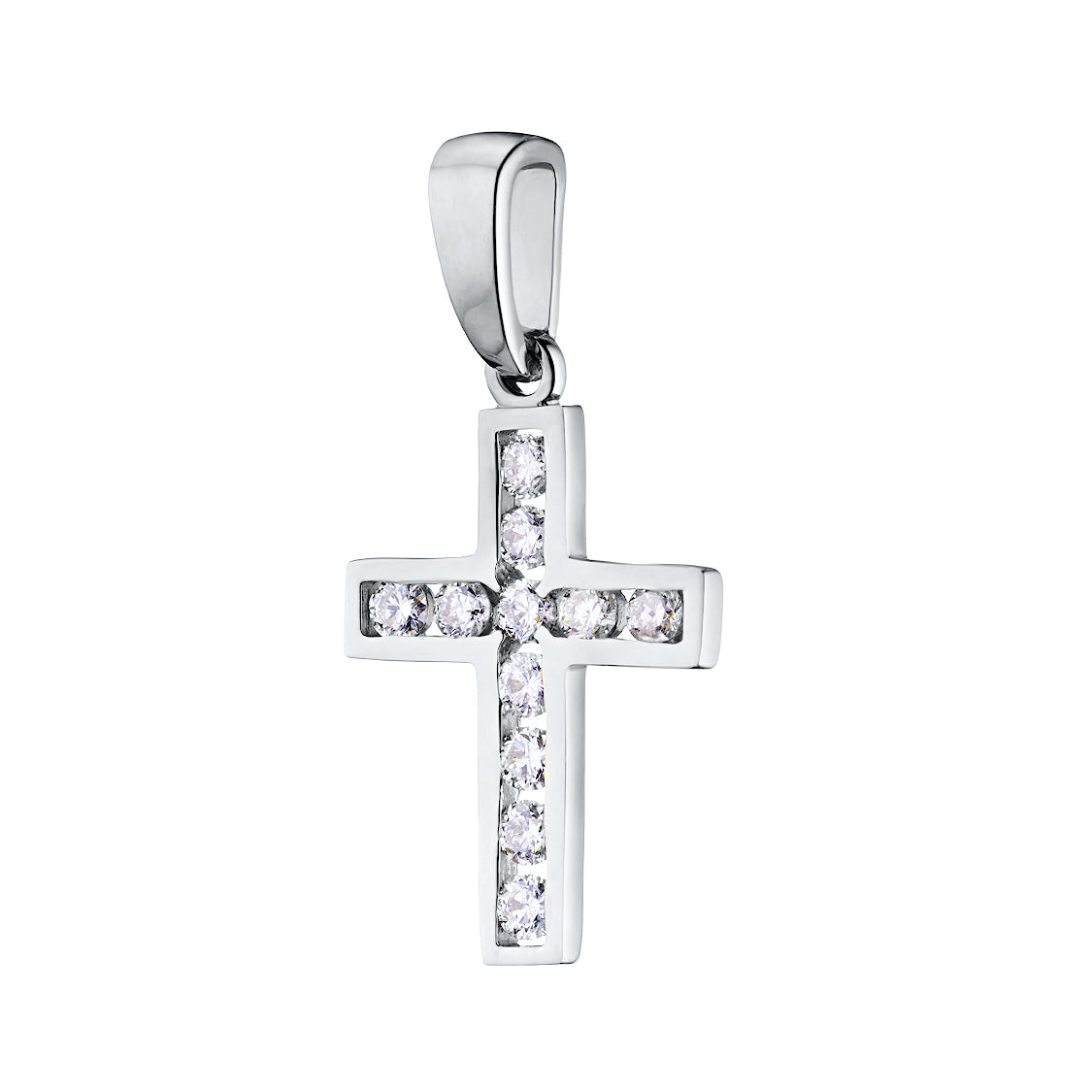 Sterling Silver Pendant with Sapphire