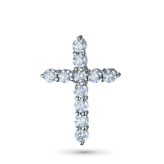 14K White Gold Pendant with Lab-Created Diamonds 0.650 CT.TW