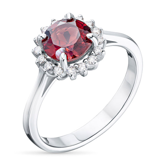 14K White Gold Without Nickel Ring with Lab-Created Diamonds 1.810 CT.TW