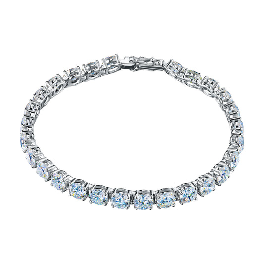14K White Gold Bracelet with Lab-Created Diamonds 15.260 CT.TW