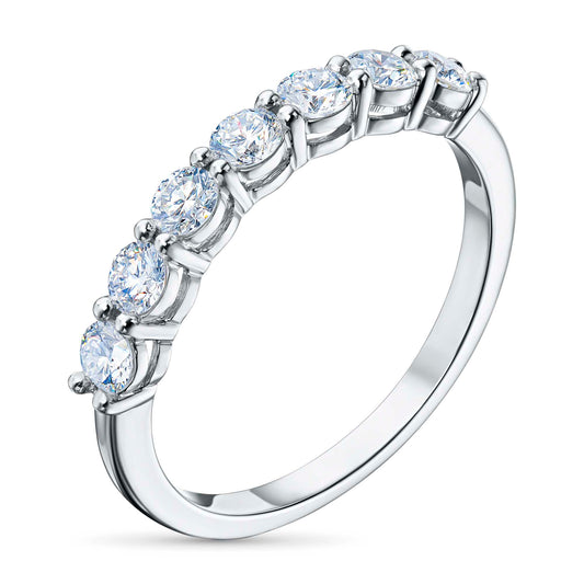14K White Gold Without Nickel Ring with Lab-Created Diamonds 1.080 CT.TW