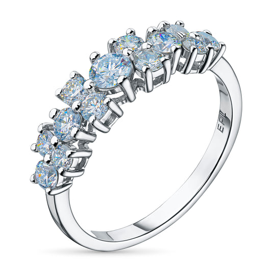 14K White Gold Without Nickel Ring with Lab-Created Diamonds 1.260 CT.TW