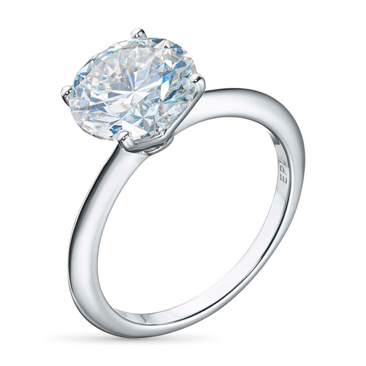 14K White Gold Ring with Lab-Created Diamonds 2.120 CT.TW