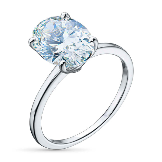 14K White Gold Ring with Lab-Created Diamonds 1.120 CT.TW
