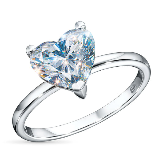 Sterling Silver Ring with Lab-Created Diamonds 1.370 CT.TW