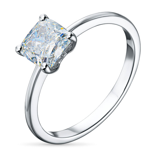 14K White Gold Without Nickel Ring with Lab-Created Diamonds 1.120 CT.TW