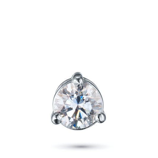 14K White Gold Pendant with Lab-Created Diamonds 0.750 CT.TW