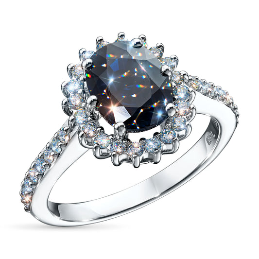 14K White Gold Without Nickel Ring with Lab-Created Diamonds 5.200 CT.TW