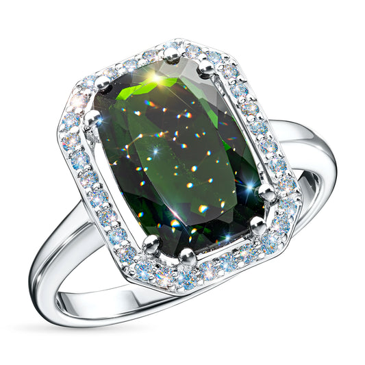 14K White Gold Without Nickel Ring with Lab-Created Diamonds 4.690 CT.TW